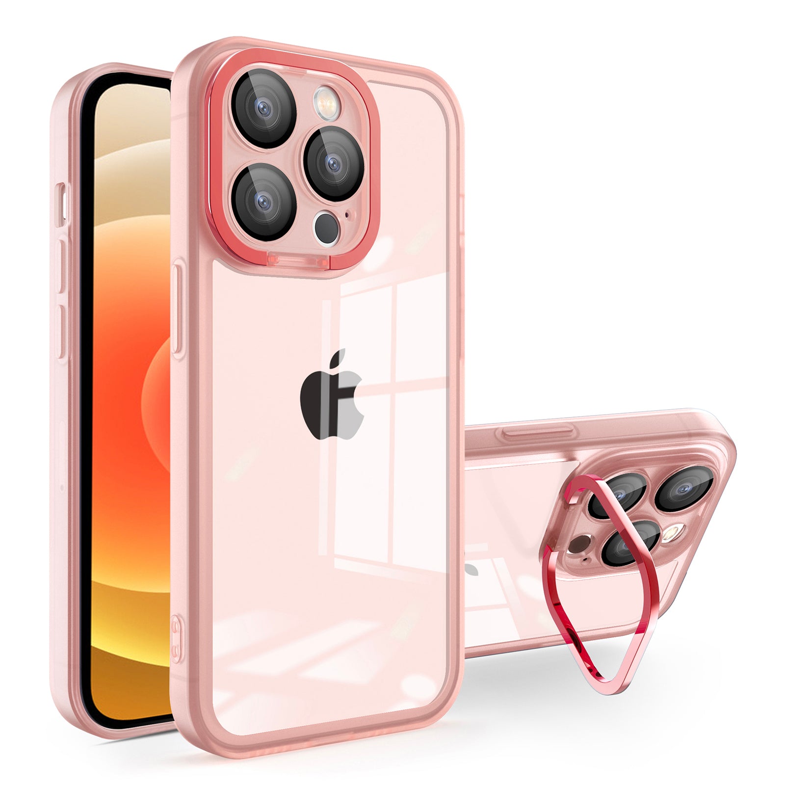 Til iPhone 12 Pro 6,1 tommer galvanisering PC Støttebetræk Matt TPU telefoncover med linsebeskytter Til iPhone 12 Pro 6,1 tommer galvanisering PC Støttebetræk Matt TPU telefoncover med linsebeskytter
